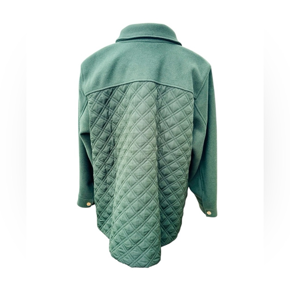Isaac MizrahiLive Estate Green Quilted Women's Jacket Size 1X - Picture 5 of 16